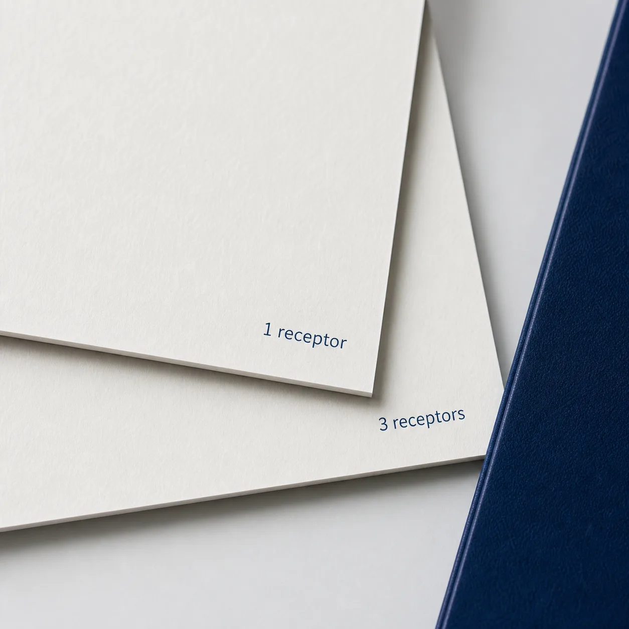 A card reading Research Use Only beside neutral research packaging and a batch ID sticker for BPC-157 and TB-500